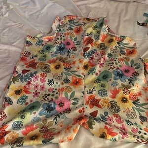 Floral Overalls